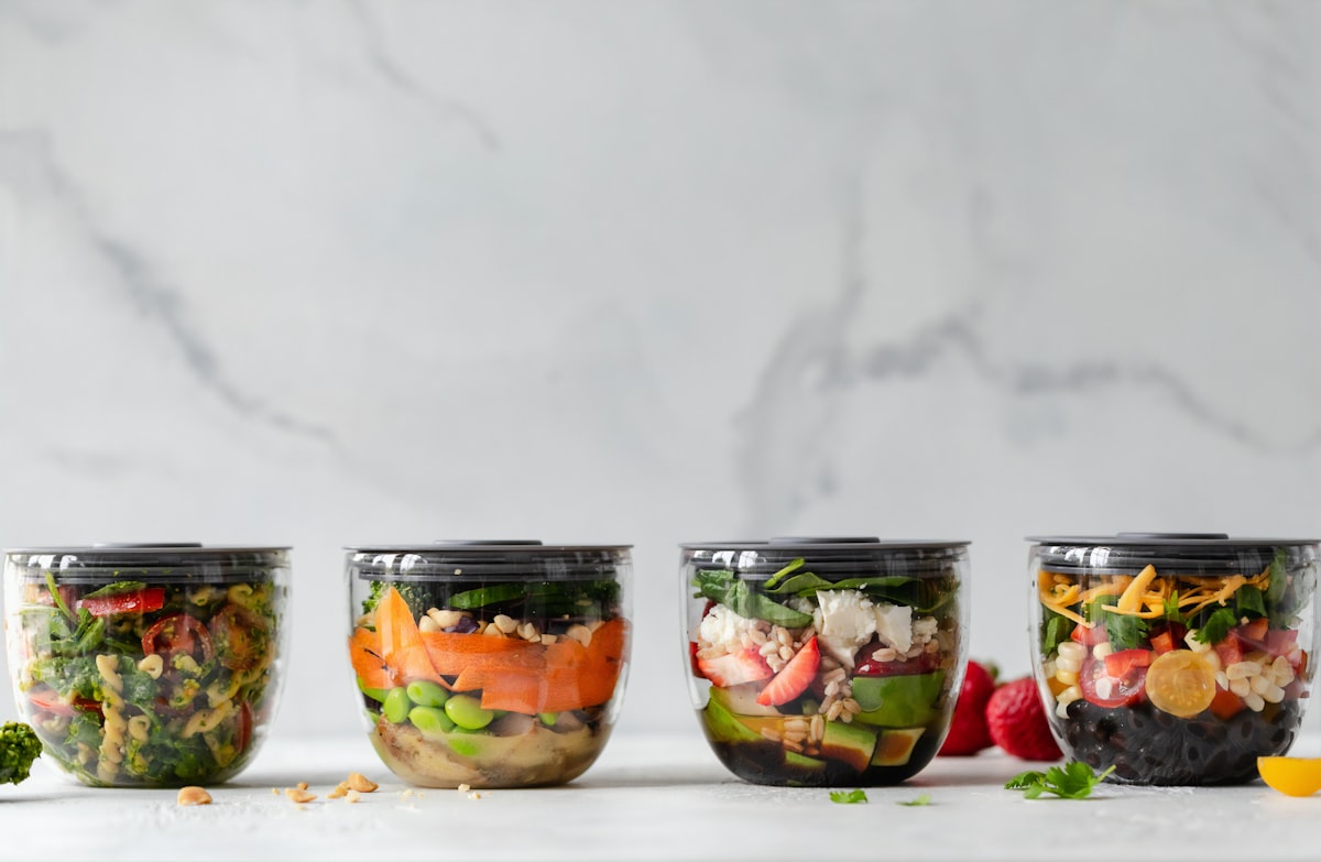 Grain bowl with fresh toppings